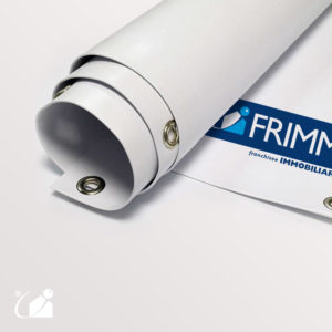 Striscione in PVC modello A